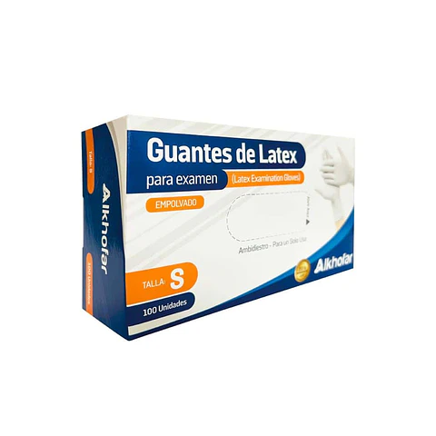 Guantes de Latex x 100UND - Alkhofar