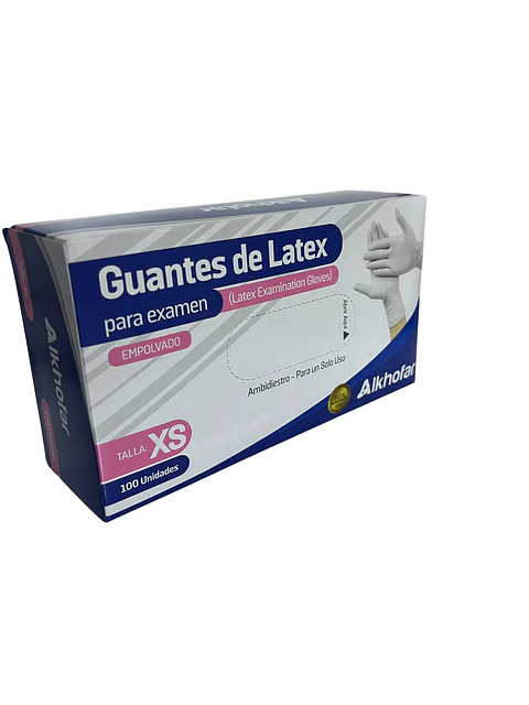Guantes de Latex x 100UND - Alkhofar