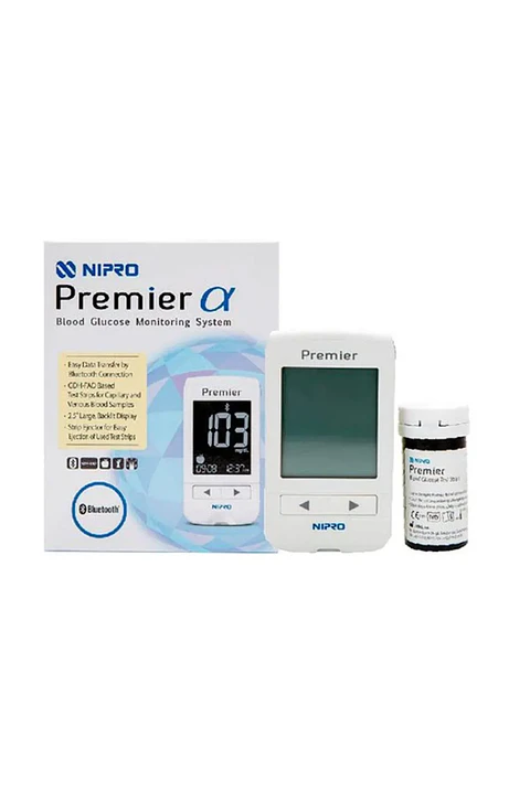 Glucometro Nipro Premier - 10 Reactivos y 10 Agujas