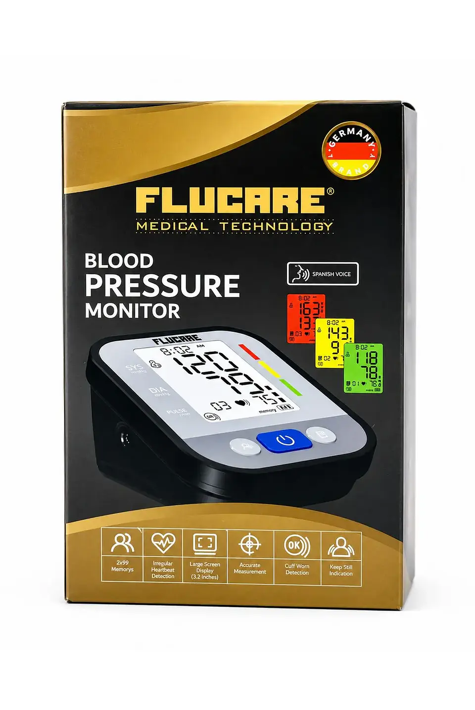 Tensiometro Digital de Brazo - FLUCARE MOD. AOJ30F 1