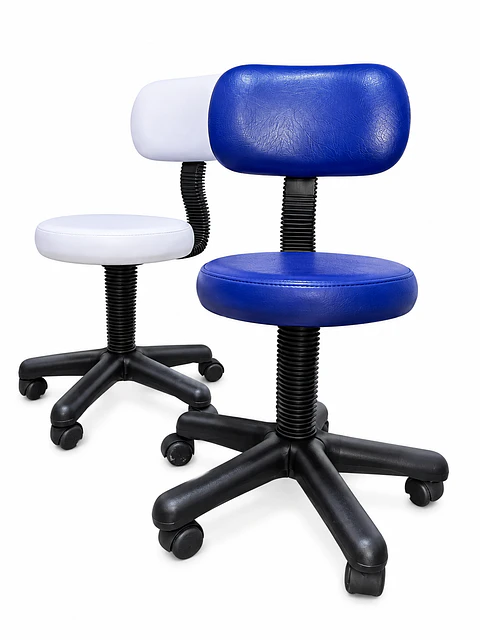 Taburete C/Espaldar PVC