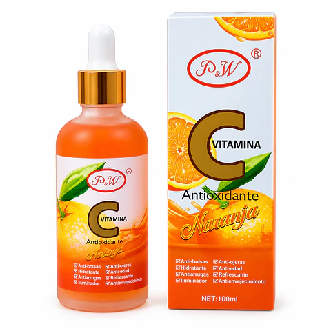 Serum Antiedad,Antibolsas,Antiarrugas - Vitamina C