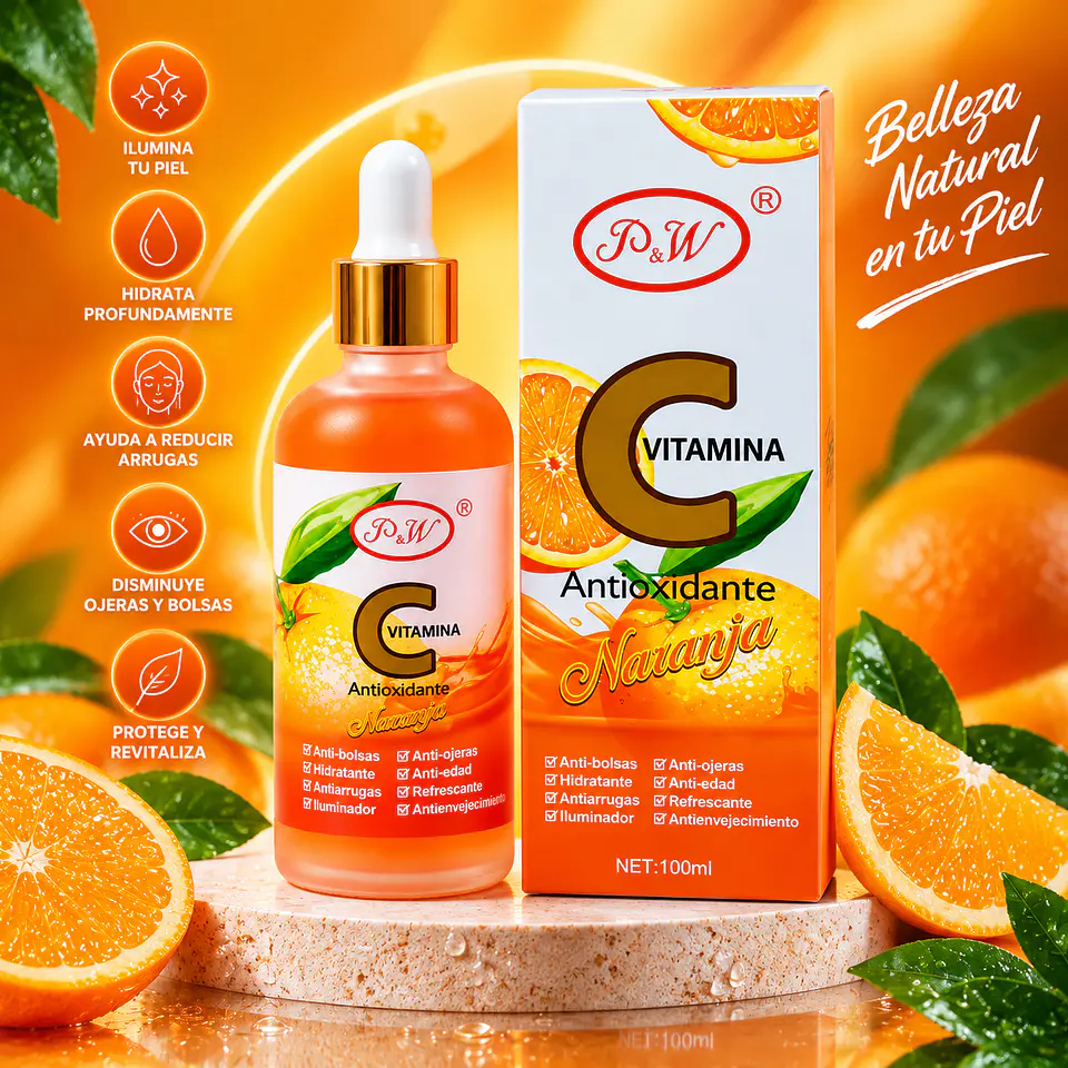 Serum Antiedad,Antibolsas,Antiarrugas - Vitamina C 2