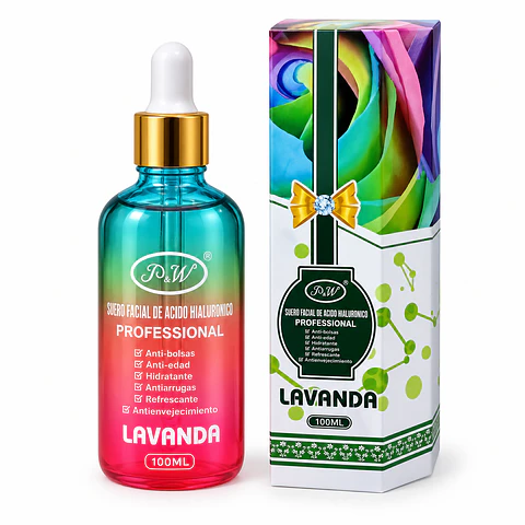 Suero Facial de Ácido Hialurónico Lavanda