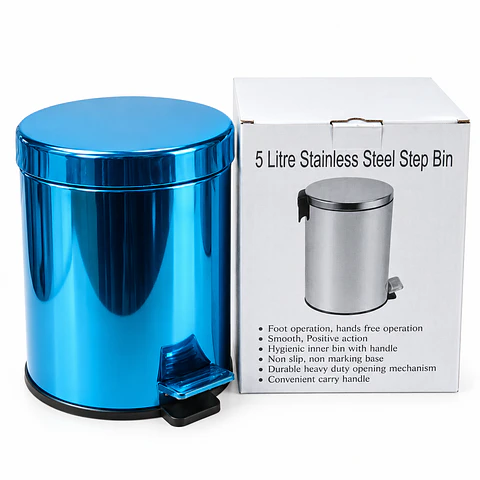 Basurero Acero Inox C/Pedal