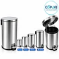 Basurero Acero Inox C/Pedal - Miniatura 1