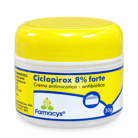 Crema Antimicotica Ciclopirox 8% 30gr