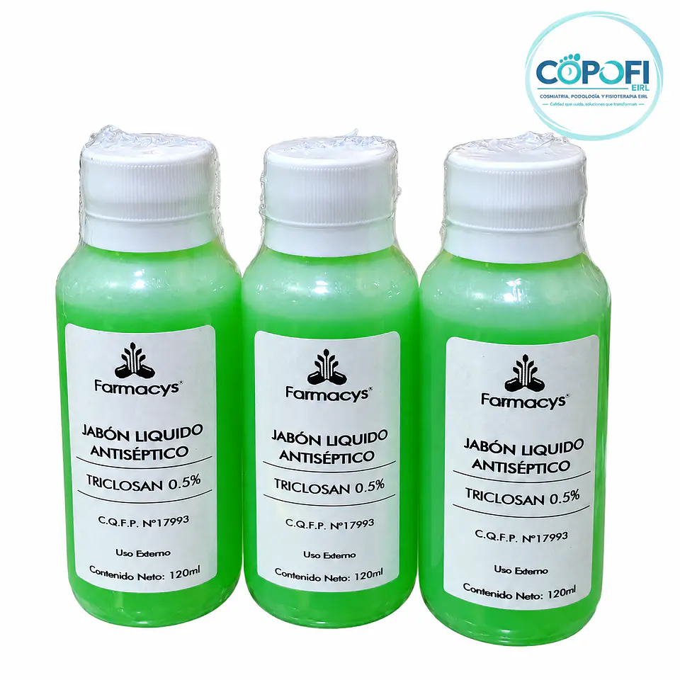 Jabon Liquido Antiseptico con Triclosan 0.5% 1