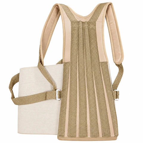 Corset Semi Rigido Dorso Lumbar Beige 