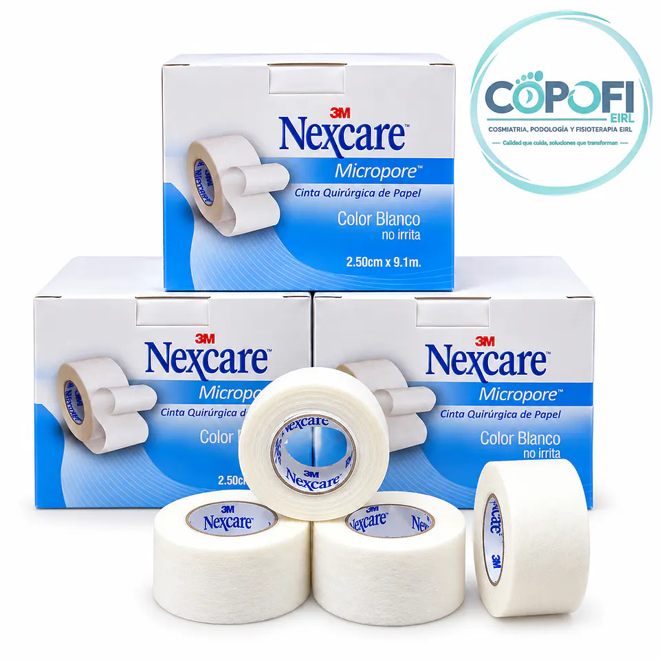 Esparadrapo Micropore 2.5cm x 9.1m Nexcare 1