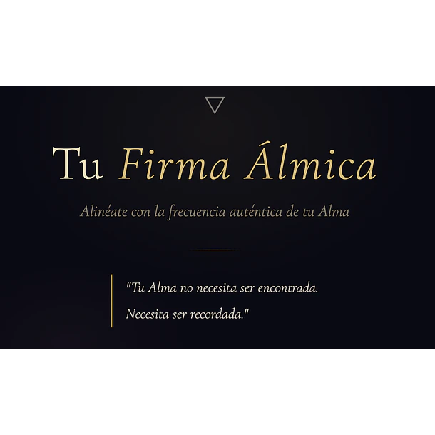 Tu Firma Álmica 