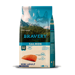 Bravery Salmón Perro Adulto Raza Pequeña 2kg