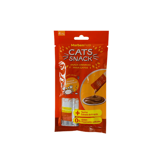 Cat Snack Cream Cangrejo 