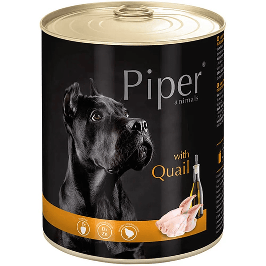 Piper Perro Sabor Codorniz 800g