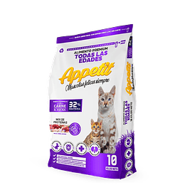 Appetit Gatos Todas Las Edades 10kg
