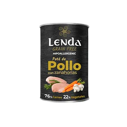 Lenda Perro Lata Pollo y Zanahoria 400g