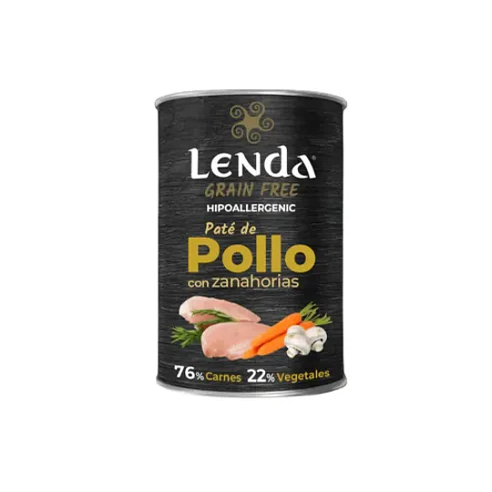 Lenda Perro Lata Pollo y Zanahoria 400g