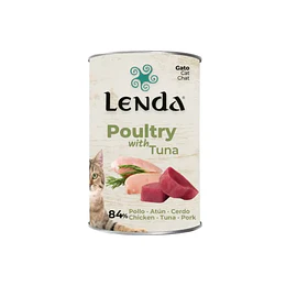 Lenda Gato Lata Pollo Atún Cerdo 400g