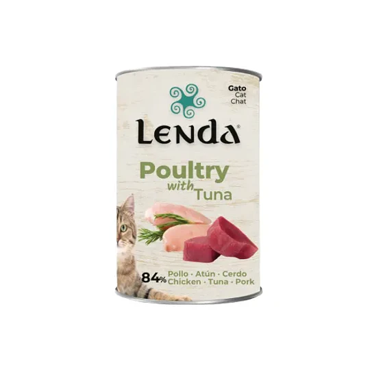 Lenda Gato Lata Pollo Atún Cerdo 400g