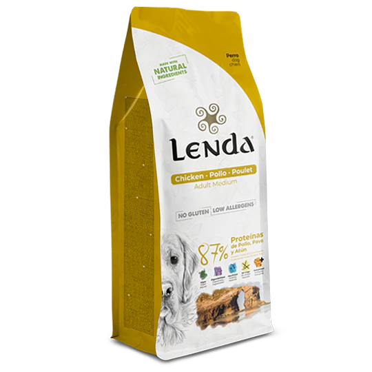Lenda Perro Pollo 12kg Raza Mediana Grande 