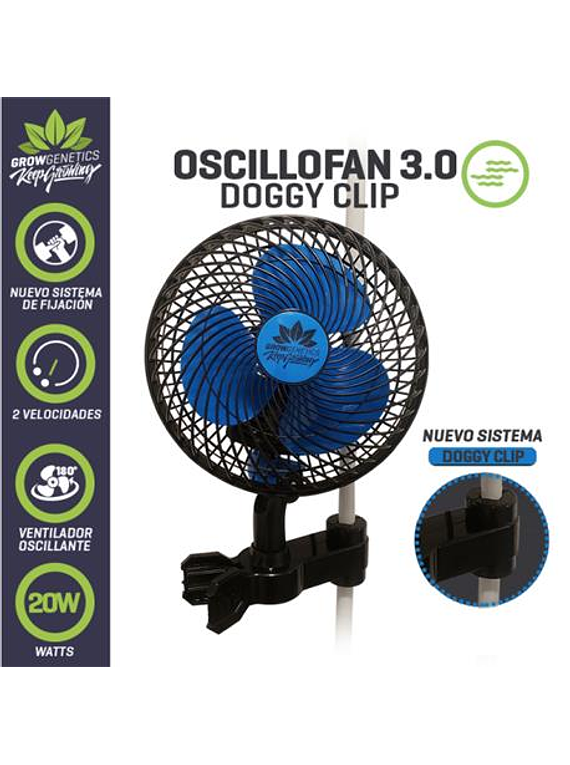 Ventilador Oscillofan DoggyClip 