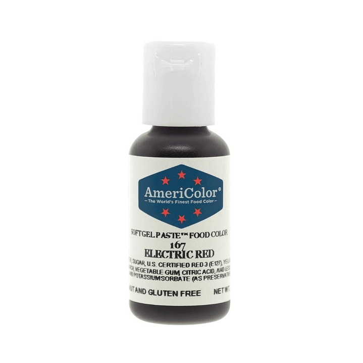 Colorante Gel Electric Red Americolor 21 gr 1