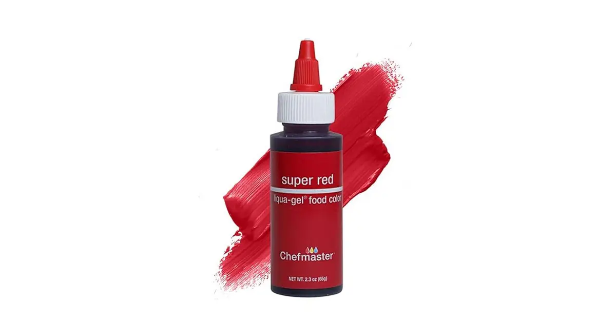 Colorante Gel Super Red Chefmaster 65 gr