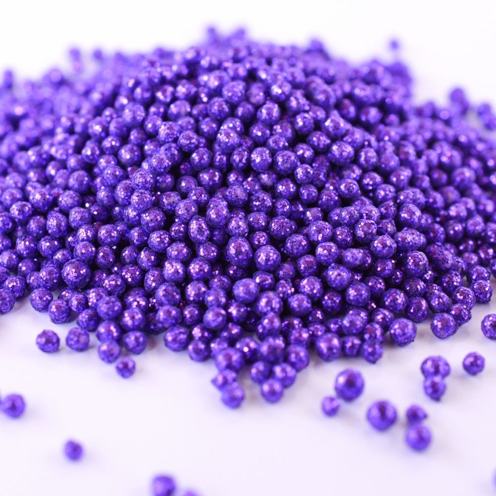 Perla Diamantada Mini Morada 30gr