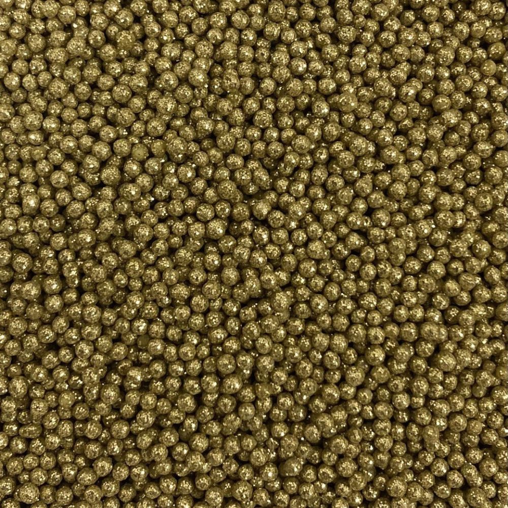 Perla Diamantada Mini Dorado 30gr
