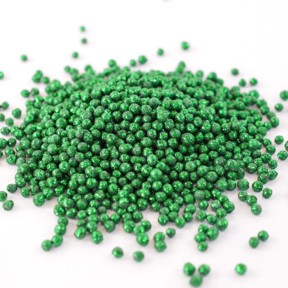Perla Diamantada Mini Verde Bosque 30gr