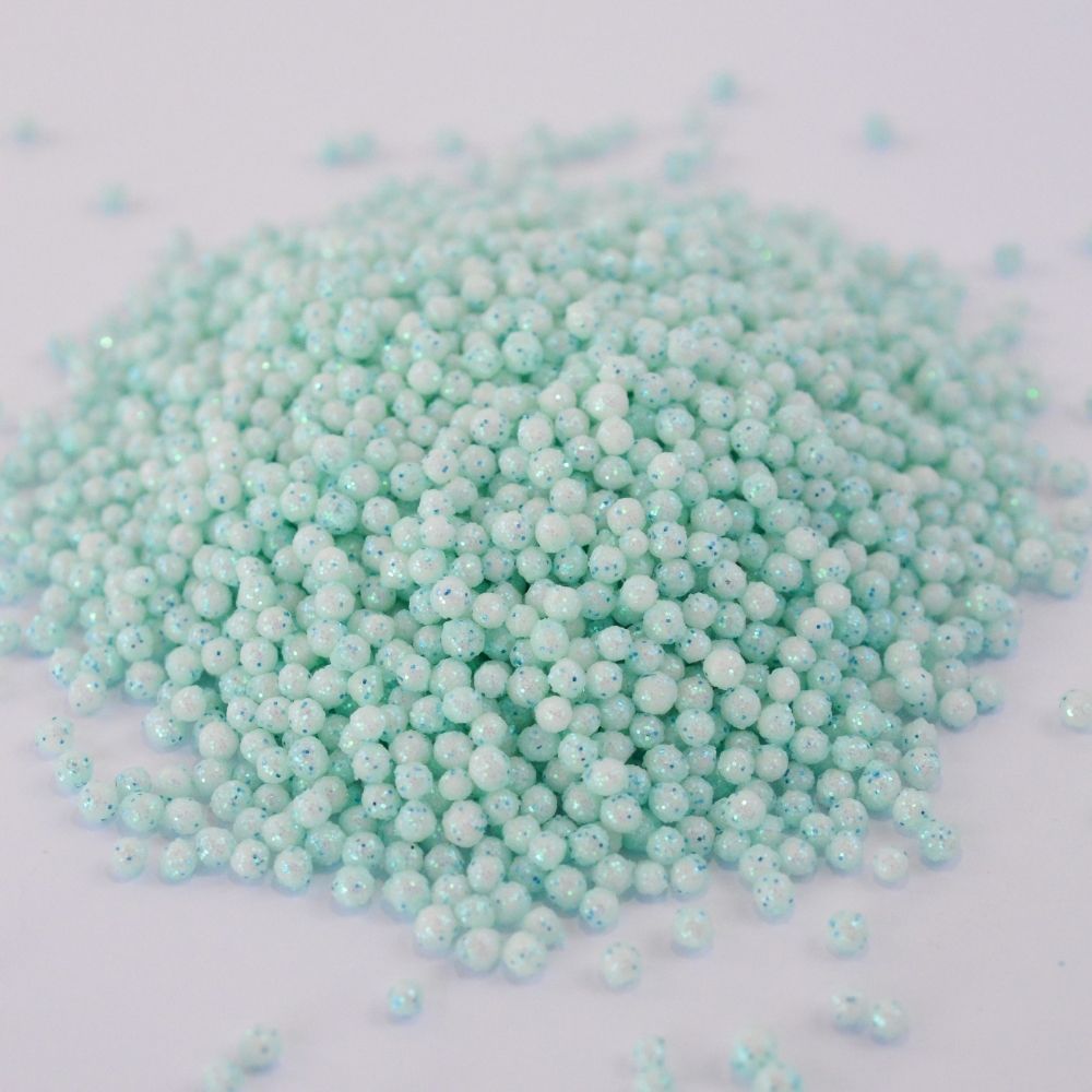Perla Diamantada Mini Verde Menta 30gr