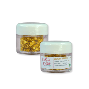Estrellitas Metálicas Comestibles Doradas 1.1gr