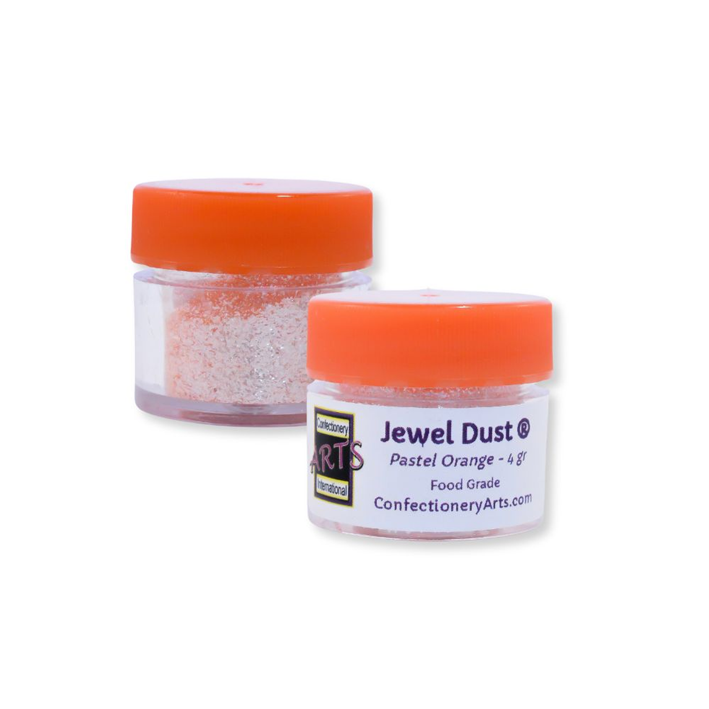 Diamantina Comestible - Jewel Dust Pastel Orange 4gr 1