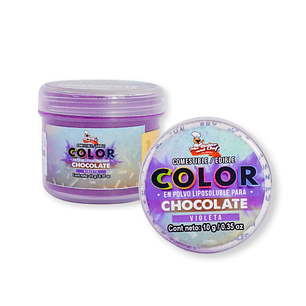Colorante en polvo para Chocolate 10 gr Violeta