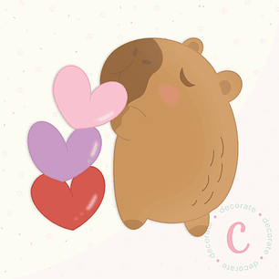 Cortador de Galletas #1 Capybara 8,5 cm