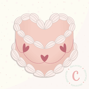 Cortador de Galletas Torta Corazón 8,5 cm