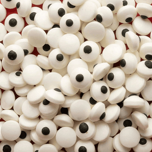 Sprinkles Premium Ojos Blancos 10 mm - Decoración de Repostería 30gr