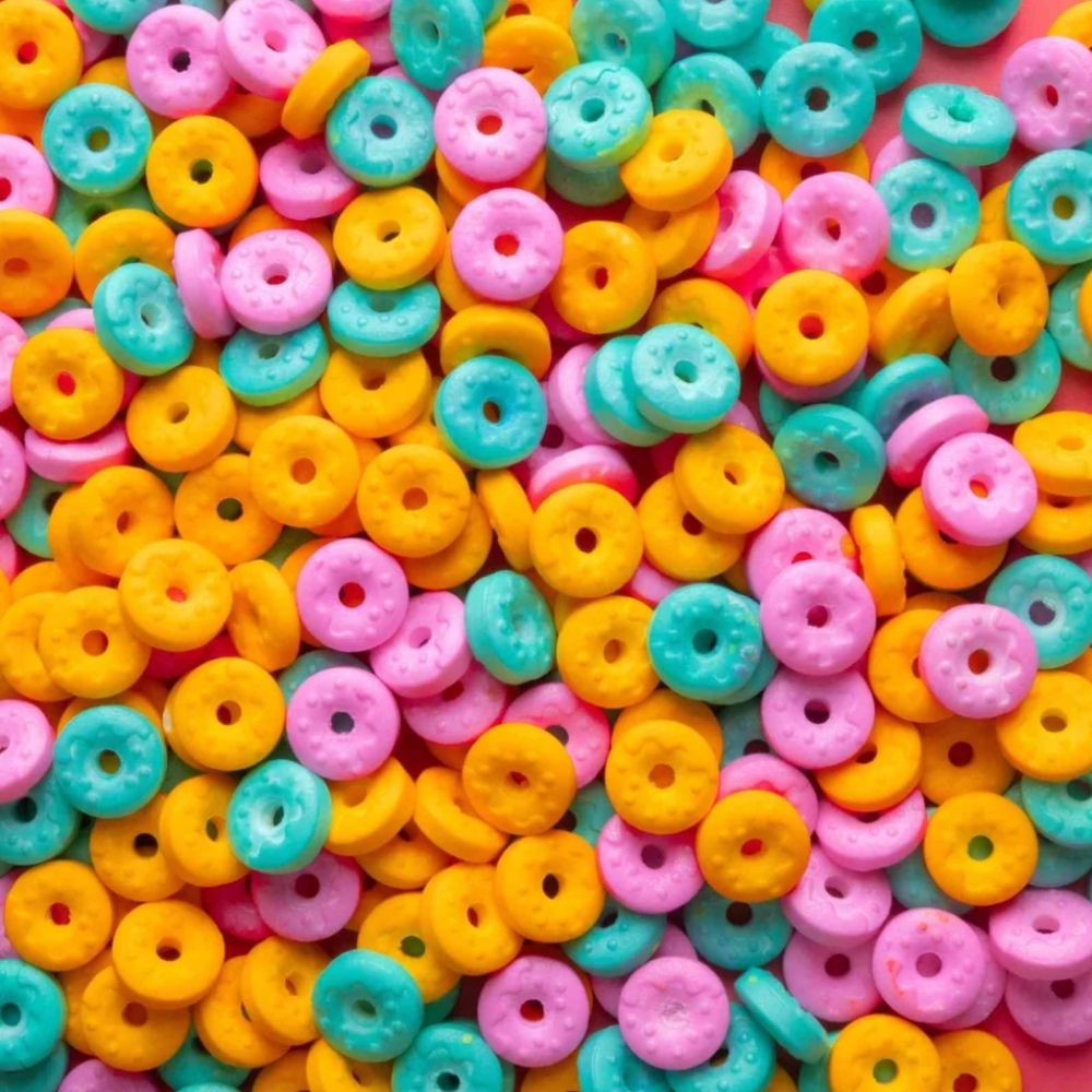Figuras de Caramelo Donuts Tricolores - 30 g
