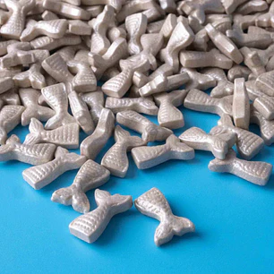 Figuras de Caramelo Cola de Sirena Plateada - 30 g