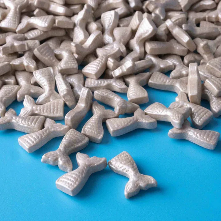 Figuras de Caramelo Cola de Sirena Plateada - 30 g 2