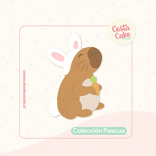 Cortador Capybara estilo conejito