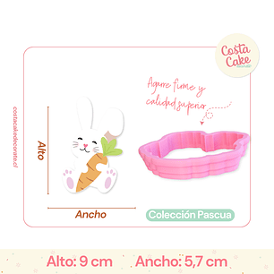 Cortador Conejito con Zanahoria N*2