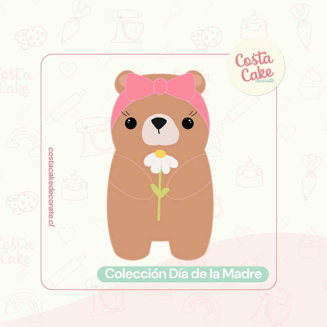 Cortador Osita Parada 9 cm 1