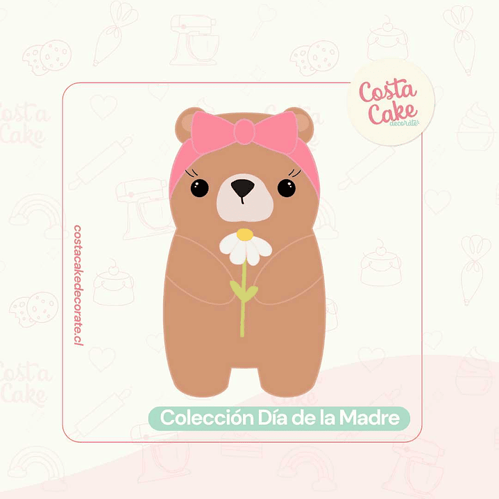 Cortador Osita Parada 9 cm 1