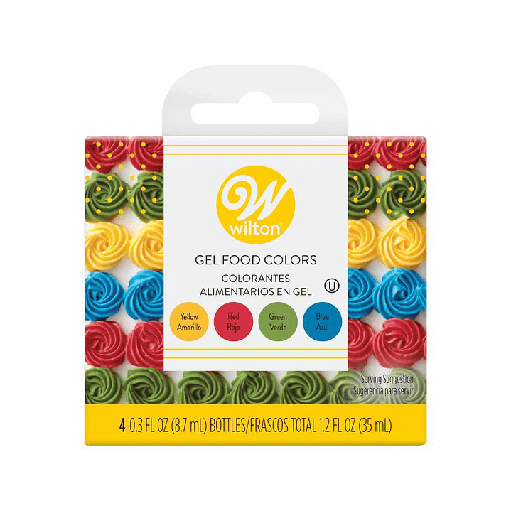 Set 4 Colorantes Wilton - BÁSICO 1