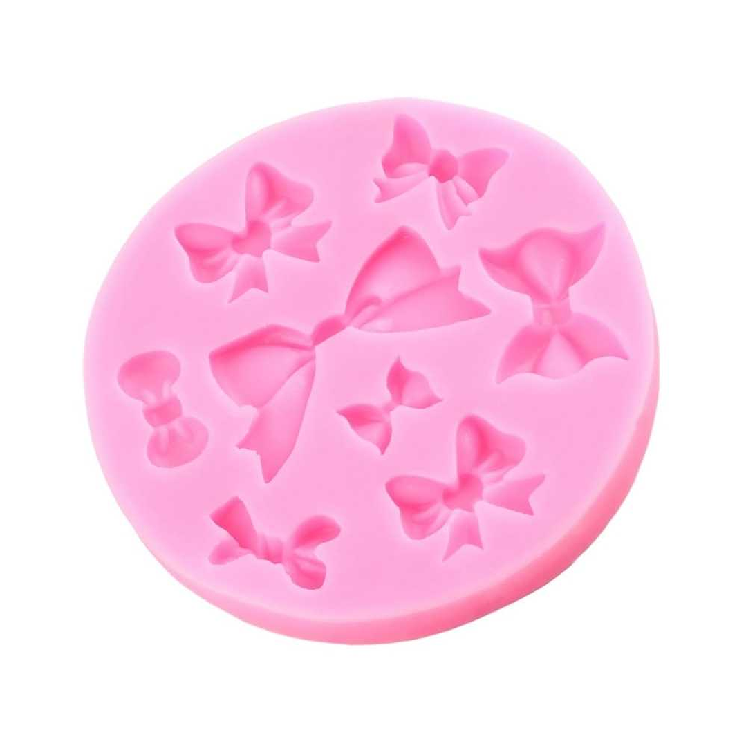 Molde Fondant 8 Moños Silicona 1