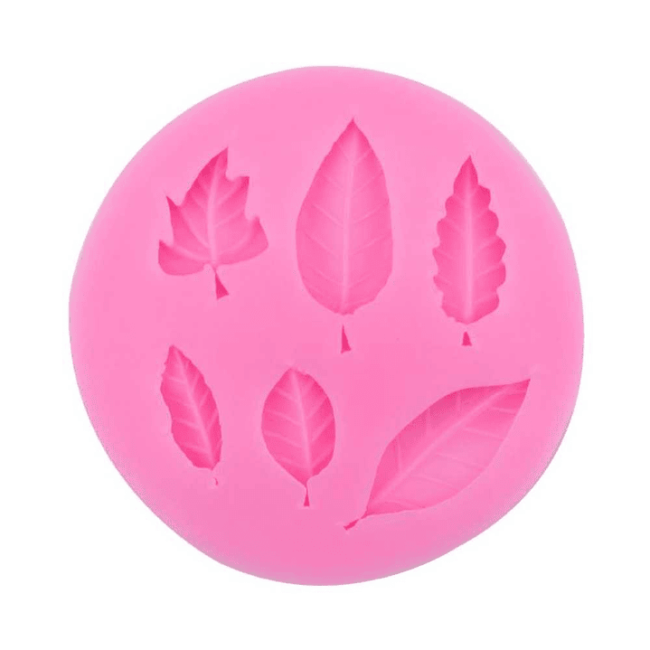 Molde Silicona Fondant 6 Hojas 1