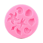 Molde Fondant Silicona 8 Conchas de Mar - Miniatura 1