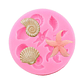 Molde Fondant Silicona 8 Conchas de Mar - Miniatura 2