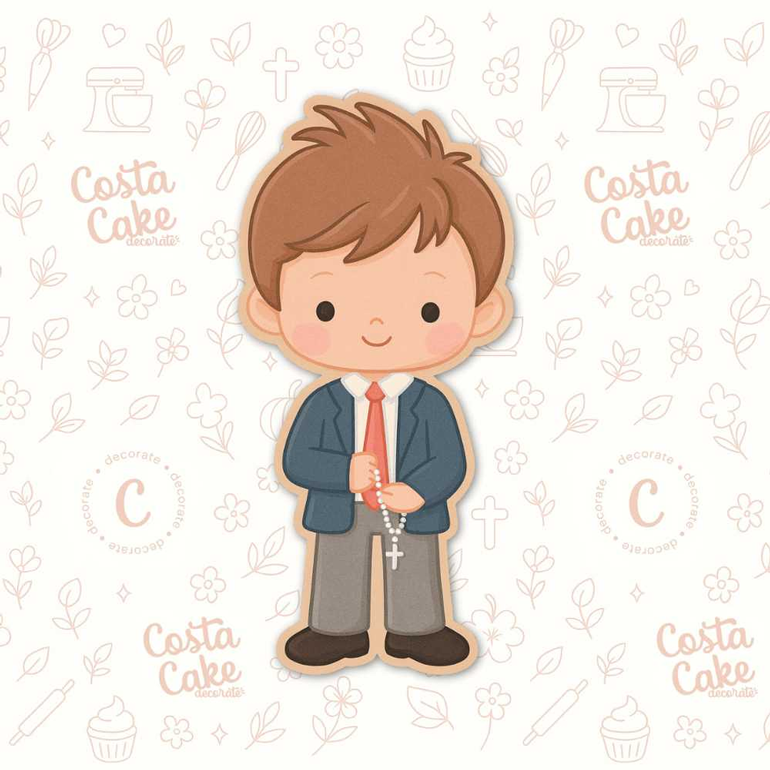 Cortador para Galletas Niño Primera Comunión - 9cm 1
